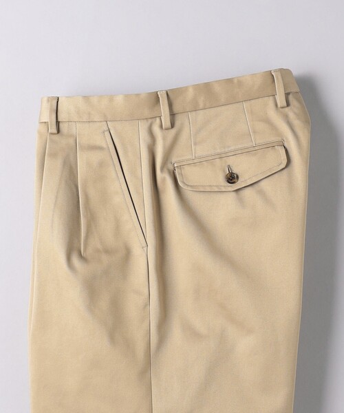 District UNITED ARROWS(ディストリクト ユナイテッドアローズ)の「<District> T/C CHINO WIDE 2P PANTS/チノパンツ(チノパンツ・メンズ・ベージュ・S/M/L/XL)」の3枚目の写真