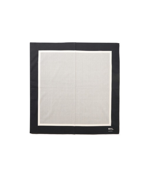 MHL.(エムエイチエル)の「TINY CHECK SCARF(ストール/ショール・レディース・イエロー/チャコール・FREE)」の7枚目の写真
