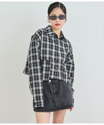 ANAP | クロップドチェックシャツ(シャツ/ブラウス)