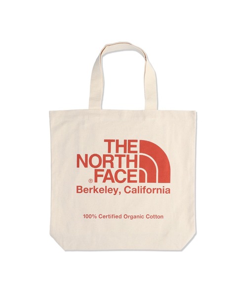 THE NORTH FACE（ザノースフェイス）の「THE NORTH FACE  ORGANIC C TOTE ザ・ノース・フェイス オーガニックCトート（トートバッグ・メンズ・ホワイト×ブラック/ホワイト×ブルー/ホワイト×グリーン/ホワイト×レッド・FREE）」の2枚目の写真