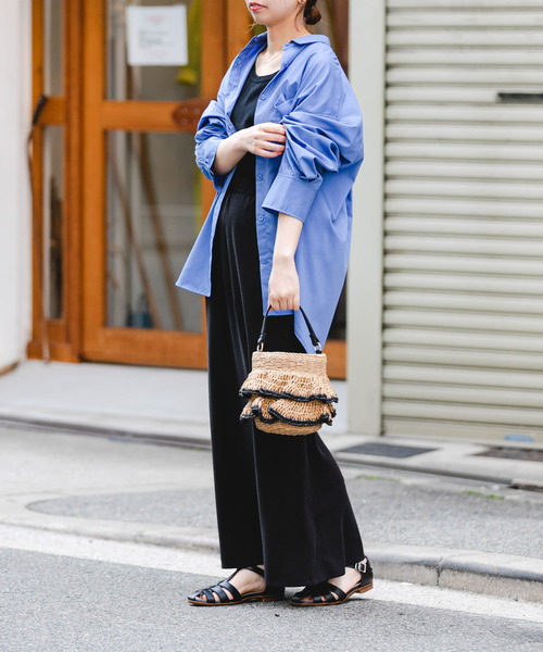 RODE SKO（ロデスコ）の「フリル雑材ショルダーバッグ（ショルダーバッグ・レディース・ナチュラル/キャメル・ONE）」の8枚目の写真