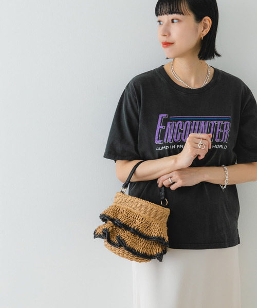 RODE SKO（ロデスコ）の「フリル雑材ショルダーバッグ（ショルダーバッグ・レディース・ナチュラル/キャメル・ONE）」の14枚目の写真