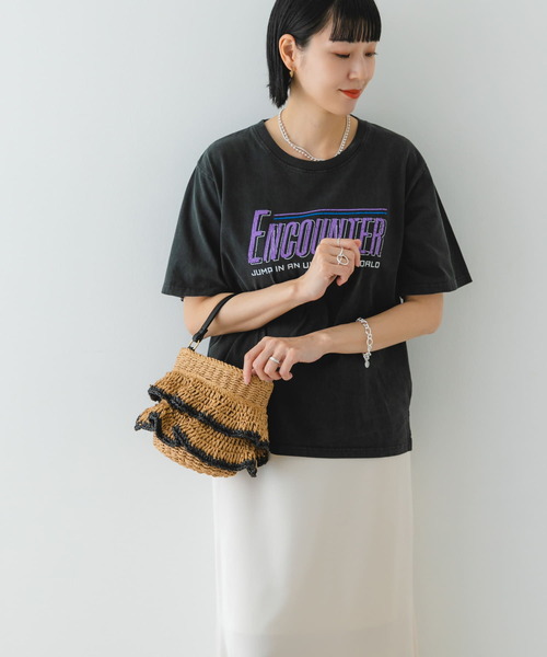 RODE SKO（ロデスコ）の「フリル雑材ショルダーバッグ（ショルダーバッグ・レディース・ナチュラル/キャメル・ONE）」の15枚目の写真