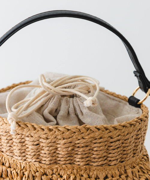 RODE SKO（ロデスコ）の「フリル雑材ショルダーバッグ（ショルダーバッグ・レディース・ナチュラル/キャメル・ONE）」の19枚目の写真