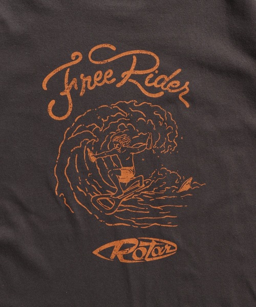 ROTAR（ローター）の「Free Rider Tee（Tシャツ/カットソー・メンズ・オフホワイト/ライトブルー/ピンク系その他/スミクロ・SMALL/MEDIUM/LARGE/X-LARGE）」の13枚目の写真
