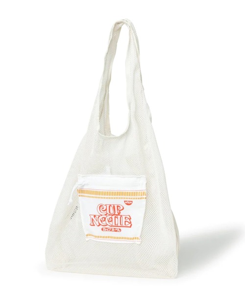 NEW ERA(ニューエラ)の「NEW ERA/ニューエラ エコトートバッグ "カップヌードル" TOTE BAG CUP NOODLE レギュラー味 22L パッカブル アイボリー WVO 14124293(トートバッグ・メンズ・ホワイト・FREE)」の13枚目の写真
