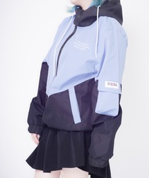 rovtski | Z)【BLINGLEADS】ABL21470 GRAPHICHOOD BLOUSON/グラフィックフードブルゾン(ブルゾン)