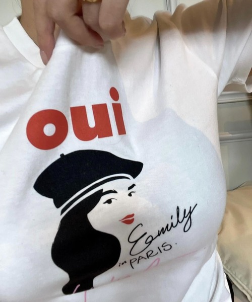 épine - epine emily in paris コラボ　ロングtシャツ emily in paris / epine /コラボ /ロンT｜Yahoo!フリマ（旧