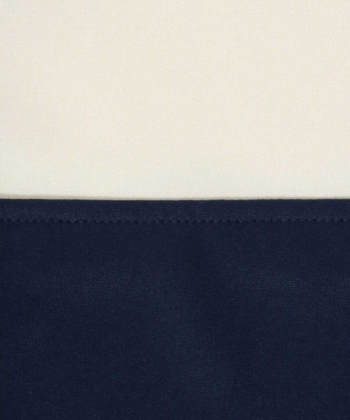 SITRY（シトリー）の「Switching Pattern Track Jacket/配色切替 ワンポイント刺繍 オーバーサイズ 半袖 トラックジャケット ジャージ　レディース メンズ（ジャージ・メンズ・ワイン/ブラック/ネイビー/ブルー・L/M）」の11枚目の写真