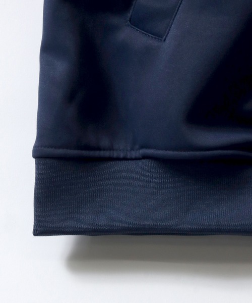 SITRY（シトリー）の「Switching Pattern Track Jacket/配色切替 ワンポイント刺繍 オーバーサイズ 半袖 トラックジャケット ジャージ　レディース メンズ（ジャージ・メンズ・ワイン/ブラック/ネイビー/ブルー・L/M）」の18枚目の写真