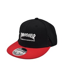 THRASHER | THRASHER/スラッシャー キッズ キャップ ロゴ フラットバイザー 24TH-C01K(キャップ)
