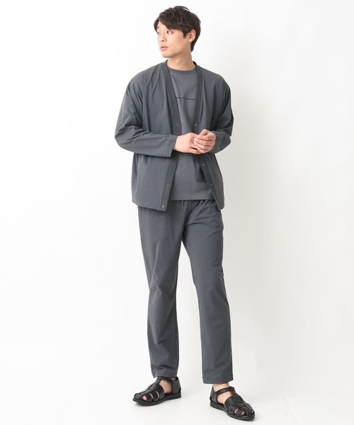 a.v.v(アーヴェヴェ)の「【接触冷感/速乾】ワンタックイージーパンツ (URBAN TECHシリーズ)(その他パンツ・メンズ・チャコールグレー/ネイビー・48/50/46)」の9枚目の写真