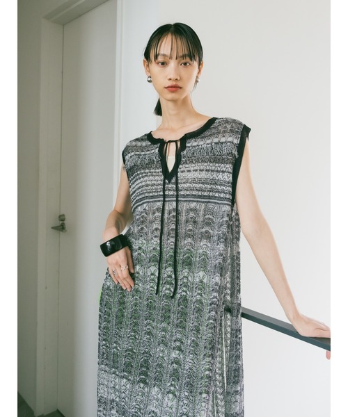 MOUSSY | MULTI COLOR ニットドレス (ワンピース(ミニ
