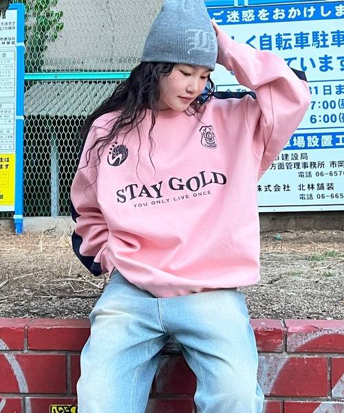 STAY GOLD（ステイゴールド）の「【STAYGOLD】ダブルフェイス ゲームシャツスウェット / Double Face Game Shirt Sweatshirt（スウェット・メンズ・ネイビー/ピンク/アッシュ・M/L）」の20枚目の写真