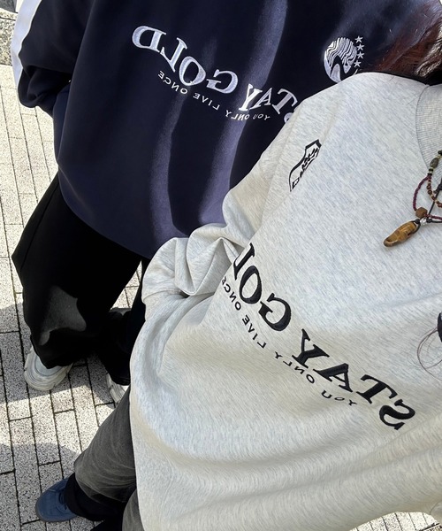 STAY GOLD（ステイゴールド）の「【STAYGOLD】ダブルフェイス ゲームシャツスウェット / Double Face Game Shirt Sweatshirt（スウェット・メンズ・ネイビー/ピンク/アッシュ・M/L）」の5枚目の写真