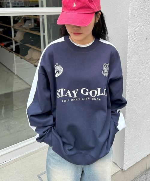 STAY GOLD（ステイゴールド）の「【STAYGOLD】ダブルフェイス ゲームシャツスウェット / Double Face Game Shirt Sweatshirt（スウェット・メンズ・ネイビー/ピンク/アッシュ・M/L）」の16枚目の写真