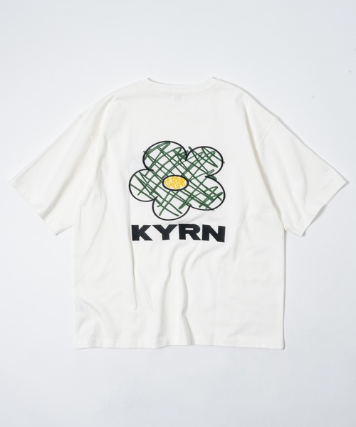 kaoyorinakami（カオヨリナカミ）の「flower logo t / フラワーロゴT