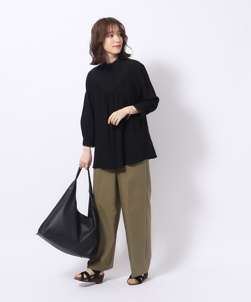 SHOO・LA・RUE（シューラルー）の「◆フロント切り替えトートバッグ（トートバッグ・レディース・ブルー/グレー/ブラック・00）」の17枚目の写真