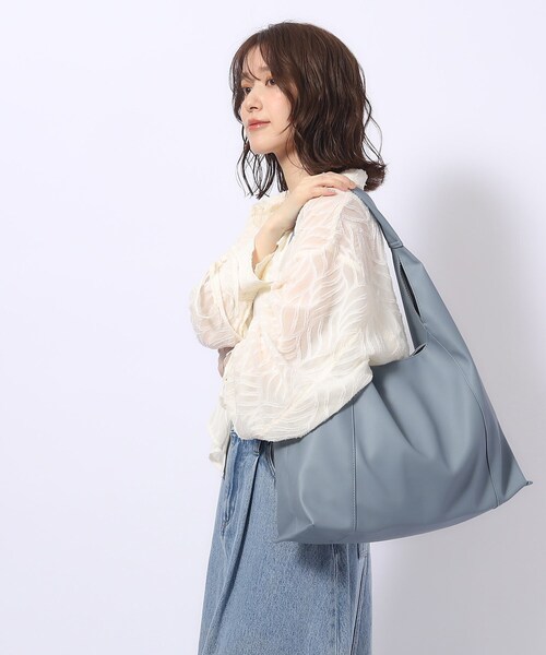 SHOO・LA・RUE（シューラルー）の「◆フロント切り替えトートバッグ（トートバッグ・レディース・ブルー/グレー/ブラック・00）」の18枚目の写真