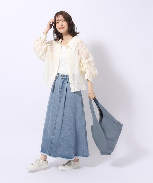 SHOO・LA・RUE（シューラルー）の「◆フロント切り替えトートバッグ（トートバッグ・レディース・ブルー/グレー/ブラック・00）」の19枚目の写真