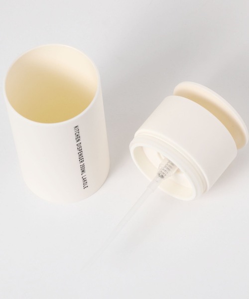 LAKOLE（ラコレ）の「プッシュディスペンサー350ml / 114427（キッチンツール・レディース・オフホワイト/チャコール・FREE）」の6枚目の写真