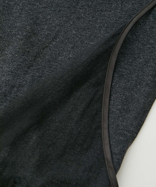 VIS（ビス）の「【洗える】チュールコンビカットワンピース（ワンピース・レディース・オフホワイト/キナリ/ブラック・FREE）」の8枚目の写真