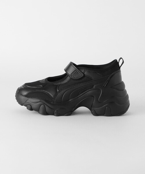 箱あり未使用級☆PUMA パルサー ウェッジサンダル メリージェーン ブラック PUMA（プーマ）の「＜PUMA＞パルサー ウェッジ サンダル（サンダル