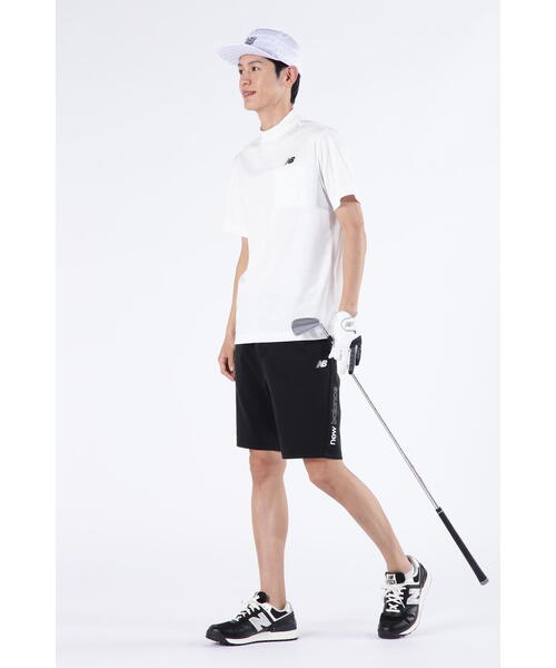 New Balance Golf（ニューバランスゴルフ）の「ストレッチ スウェット ハーフパンツ (MENS SPORT)（スウェットパンツ・メンズ・ベージュ/グレー/ブラック・MEDIUM/LARGE/X-LARGE/XX-LARGE）」の5枚目の写真