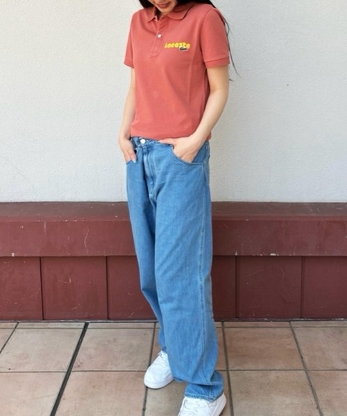 LACOSTE(ラコステ)の「ネームプリントウォッシュドポロシャツ(ポロシャツ・メンズ・ホワイト/ローズ/ダークブルー/イエロー・2/4/3/5)」の17枚目の写真