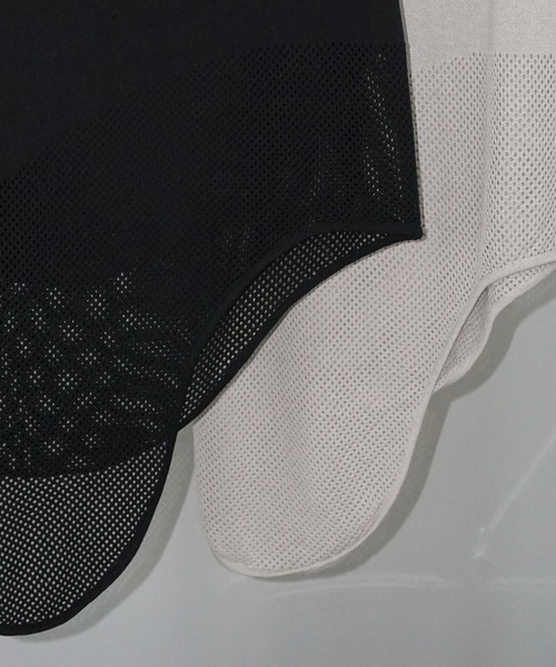 CHENTAITAI】ラウンドヘム 透かし編み ニットスカート CTW24s029