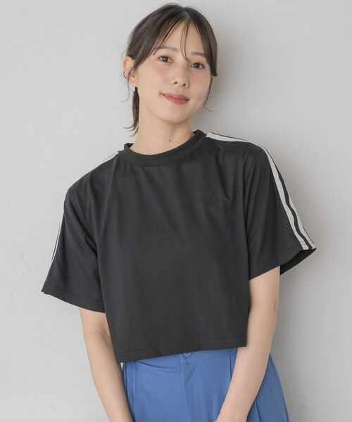 RETRO GIRL(レトロガール)の「袖ラインTEE(Tシャツ/カットソー・レディース・ブラック/オフホワイト/シルバー・FREE)」の11枚目の写真