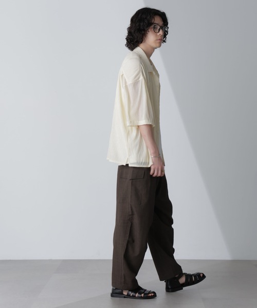 NANO universe（ナノユニバース）の「ライトウェイトカーゴパンツ（カーゴパンツ・メンズ・ネイビー/グレー/ブラウン・L/XL/S/M）」の16枚目の写真