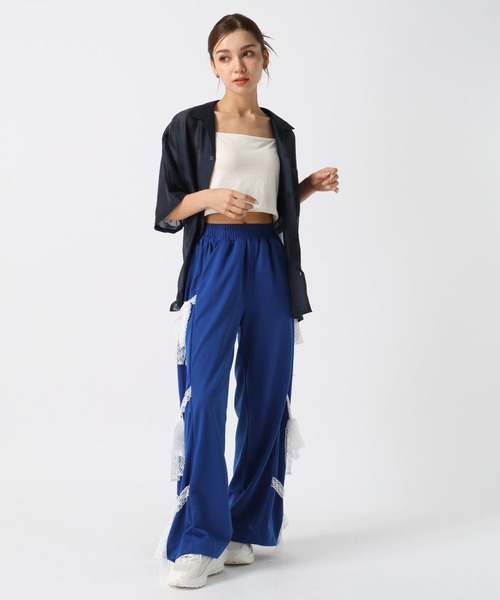 FOREVER 21（フォーエバー トゥエンティーワン）の「【2024SS】開襟シアーシャツ（シャツ/ブラウス・レディース・ピンク/ネイビー/ブラウン/ブルー/オフホワイト・FREE）」の8枚目の写真