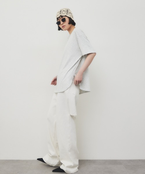 バックスリットツイルパンツ（チノパンツ）｜HANNE（アン）の