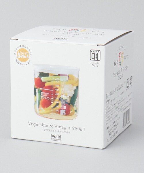 212 KITCHEN STORE(トゥワントゥキッチンストア)の「ビネガーシリーズ ベジタブル&ビネガー 950ml <iwaki イワキ>(キッチンツール・レディース・その他・00)」の4枚目の写真