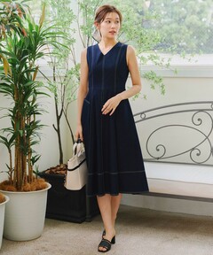 Nerea Denim Dress（ワンピース）｜Her lip to（ハーリップトゥー）の