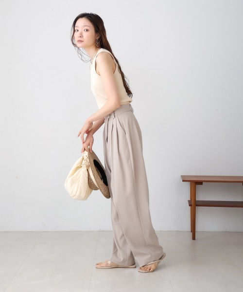 Bab（バブ）の「アメスリリブタンクトップ（タンクトップ・レディース・チャコールグレー/ブラック/ホワイト系その他・FREE）」の7枚目の写真