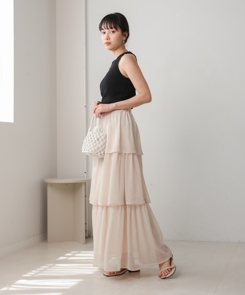 Bab（バブ）の「アメスリリブタンクトップ（タンクトップ・レディース・チャコールグレー/ブラック/ホワイト系その他・FREE）」の18枚目の写真