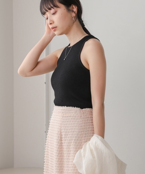 Bab（バブ）の「アメスリリブタンクトップ（タンクトップ・レディース・チャコールグレー/ブラック/ホワイト系その他・FREE）」の20枚目の写真