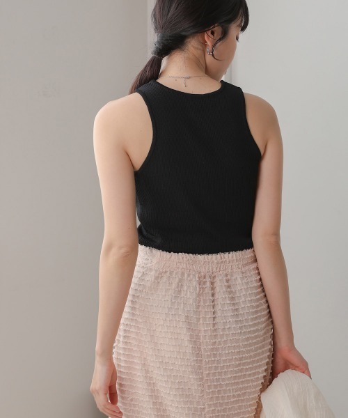 Bab（バブ）の「アメスリリブタンクトップ（タンクトップ・レディース・チャコールグレー/ブラック/ホワイト系その他・FREE）」の22枚目の写真