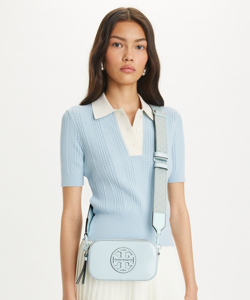 【美品】トリーバーチ マックグロー シボ革 ブラック 2way ミニハンドバッグ トリーバーチ(TORYBURCH)のバッグ | ブランド通販 X-SELL エクセル