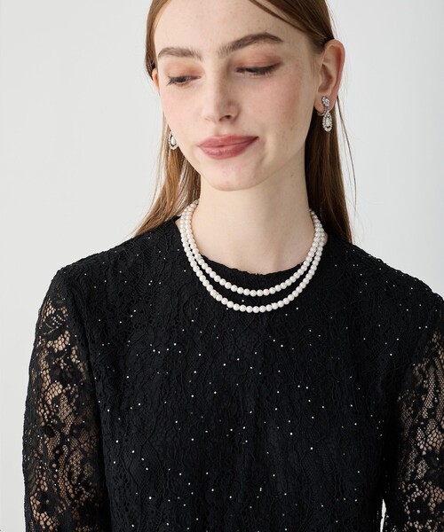 23区（ニジュウサンク）の「【APPLAUDIR】2WAY クリッカー パールネックレス（ネックレス・レディース・シルバー系・F）」の3枚目の写真