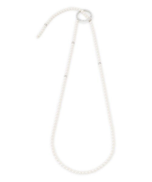 23区（ニジュウサンク）の「【APPLAUDIR】2WAY クリッカー パールネックレス（ネックレス・レディース・シルバー系・F）」の11枚目の写真