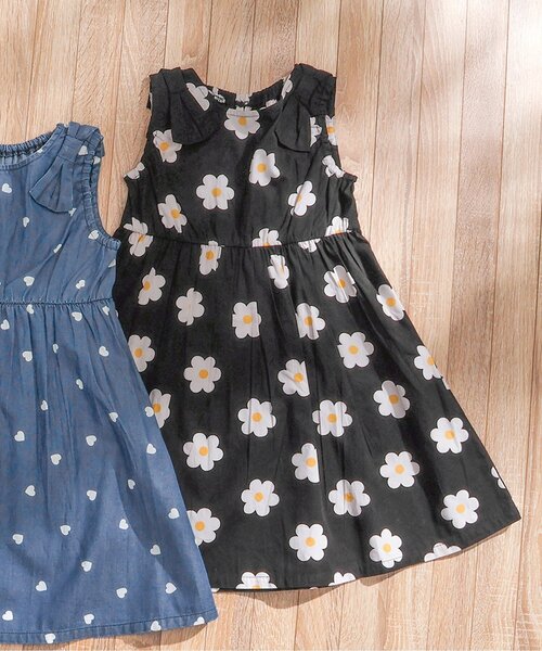 【美品】apres les cours ワンピースほか、3点セット　120 ☆SALE☆3柄スカラップドッキングワンピース（V317915）|apres