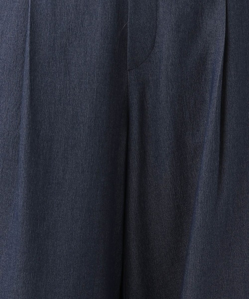 Elura（エルーラ）の「サラサラサマーデニムワイドパンツ/123974（デニムパンツ・レディース・ライトブルー/ネイビー・LARGE/MEDIUM）」の3枚目の写真