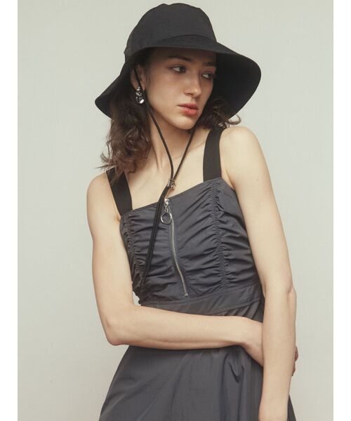 EMODA（エモダ）の「ボックスEバケットハット（ハット・レディース・グレー/ブラック・FREE）」の9枚目の写真