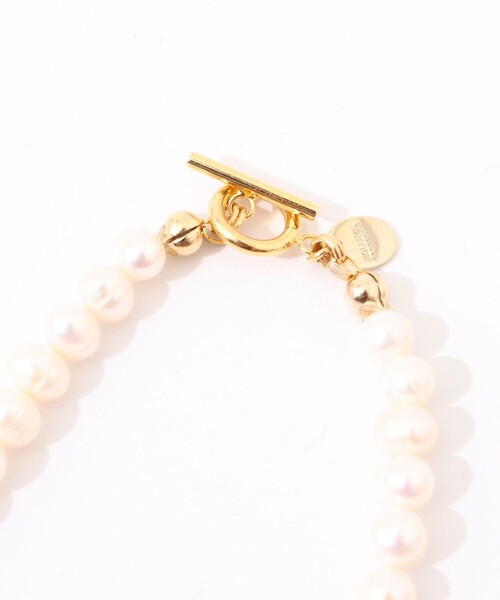 NOLLEY’S（ノーリーズ）の「パールインメタボールネックレス（ネックレス・レディース・オフホワイト・FREE）」の5枚目の写真