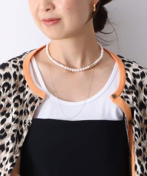 NOLLEY’S（ノーリーズ）の「パールインメタボールネックレス（ネックレス・レディース・オフホワイト・FREE）」の7枚目の写真