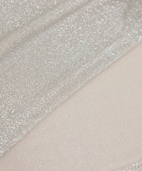 fredy emue(フレディエミュ)の「ラメタンクトップ(タンクトップ・レディース・ブラック/シルバー/ベージュ・38)」の8枚目の写真