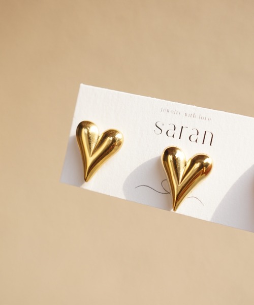 CERCA(チェルカ)の「saran jewelry/アレルギー対応 ハートピアス(ピアス(両耳用)・レディース・ゴールド/シルバー・FREE)」の5枚目の写真